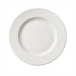 Assiettes plates modernes en céramique personnalisables de 10 pouces, design poli, sans BPA, compatibles lave-vaisselle, pour mariages et événements, stock local - Product Image 4