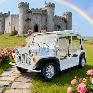 Coche Eléctrico Clásico Blanco Vintage para Bodas y Turismo, Nueva Versión Personalizada, Gran Venta - Product Image 3