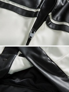 Abrigos OEM de diferentes estaciones para hombre, chaqueta personalizada para correr, bombardero bordada de satén, ropa para hombre, chaqueta cortavientos de béisbol para correr - Product Image 4