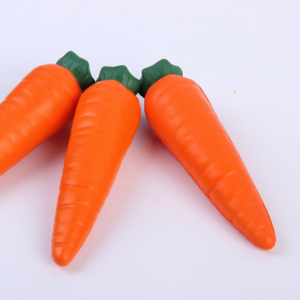 Promotional Personalized Carrot Stress Ball Custom Logo Printed Vegetable Stress Ball for Children - Product Image 3