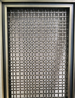Panneau de séparation en aluminium découpé au laser, écran décoratif en métal thermolaqué pour jardin extérieur et cloisonnement intérieur d'hôtel