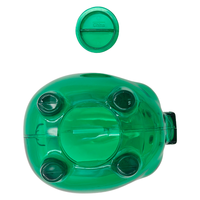 Tirelire en plastique transparente personnalisable avec logo, en forme de cochon, incassable, pour enfants, cadeau d'épargne