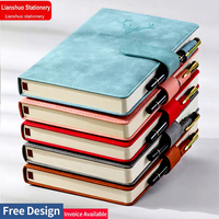 Carnet de notes professionnel personnalisé avec logo, en similicuir, reliure cousue, pour enregistrement de réunions de bureau