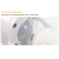 AC110V 220V ajustable E27 portalámparas inteligente PIR Sensor de movimiento Auto encendido/apagado tornillo Dip código Sensor de movimiento Base de lámpara