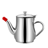 Wow Wadah Minyak Stainless Steel 201 Ons, Dispenser Minyak, Filter Lemak, Tangki Penyimpanan, Botol Bumbu Serbaguna, Sempurna untuk Penggunaan di Rumah