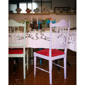 Mantel de Lino Francés Antiguo con Diseño de Calado, Ecológico, Rectangular, para Hoteles, Comedor, Navidad y Fiestas - Product Image 2