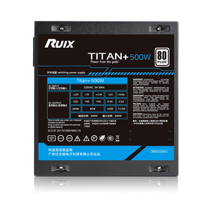 Hurricane con thú máy tính quyền lực chơi game điện 300 watt 24Pin 12cm Quạt làm mát trường hợp màu đen máy tính Gamer cung cấp điện - Product Image 2