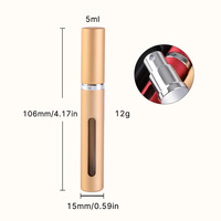 Flacons d'échantillons de parfum personnalisés, atomiseur de parfum rechargeable, flacon de parfum vide avec boîte d'emballage personnalisée avec logo