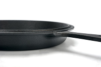 Batterie de cuisine de camping multi-usage casserole en fonte double four hollandais combiné cuisinière avec couvercle de poêle