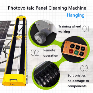 Hanging Automatic Photovoltaic Panel Cleaning Equipment Dual Use for Dry and Wet Cleaning Systems - Product Image 4