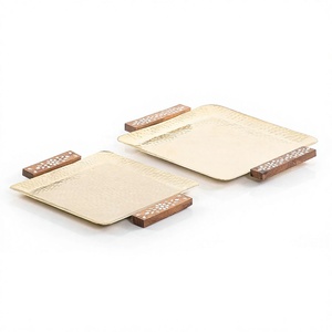 Ensemble de deux plateaux à chocolat, dernière arrivée, plateau à chocolat artisanal, classique, élégant, décoratif - Product Image 1