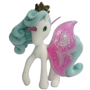 WJ2613 Mini <span class=keywords><strong>Unicorno</strong></span> Pony <span class=keywords><strong>con</strong></span> <span class=keywords><strong>Ali</strong></span> Colorate in PVC Floccato, Statuette Anime per Bambini - Product Image 3