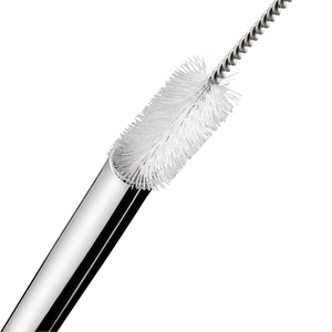 Nylon Bristles And Stainless-Steel Handle Straw <strong>Brush</strong> Set 10 Pack Extra Long Straw Cleaner <strong>Brush</strong> Extend 12inch - Product Image 5