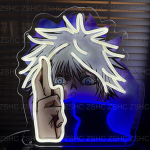 Personaje de dibujos animados Jujutsu Kaisen luces de neón personalizado Led acrílico IP65 luces de neón impresión para decoración del hogar - Product Image 1