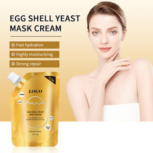 Produsen masker pelembap pencerah memberi nutrisi krim perawatan masker wajah ragi cangkang telur - Product Image 3