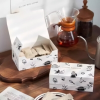 Boîtes cadeaux en papier personnalisées en matériaux recyclés pour l'emballage de pâtisseries, de biscuits, de collations et de produits alimentaires pour la vente au détail