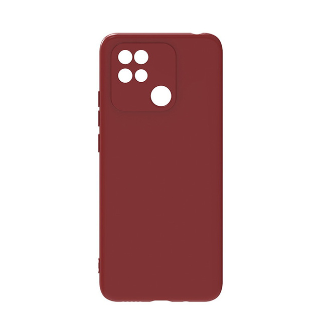 Sweat Resistant Protective Mobile Phone Cases for Xiaomi Redmi 10C Luxury Liquid Silicone Cell Phone Cover