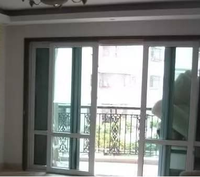 Balcón exterior Upvc plegable corredizo abatible puertas francesas Pvc frontal Interior plegable acordeón ventanas y marco de puerta Baño