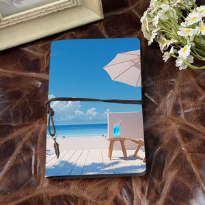 Carnet de notes A6 fait à la main Cadeau de Pâques amusant pour nièces/neveux Idéal pour les idées de décoration d'oeufs et les dessins avec chaise parapluie Tabl - Product Image 2