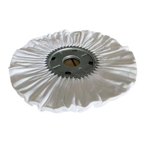 Rueda de tela para pulir superficies Paño blanco 2*14 "OEM para pulido fino Entrega de acabados suaves y brillantes Embalaje de cartón - Product Image 2