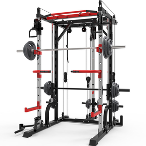 Máquina multifuncional para uso doméstico, equipo de <span class=keywords><strong>Fitness</strong></span> <span class=keywords><strong>DHZ</strong></span> Smith, estante de energía para sentadillas, a buen precio - Product Image 3
