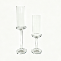 Accessoires de mariage simples et modernes de haute qualité, chandelier en cristal, accessoire décoratif pour la maison, chandelier en verre