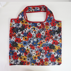 Bolsa de compras plegable reutilizable con impresión completa personalizada Gahumi, bolsa de compras de poliéster reciclado - Product Image 2