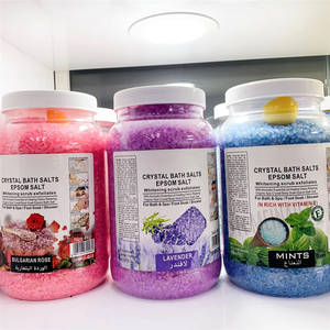 Sels naturels de la Mer Morte en stock avec fleurs de rose, cristaux de soin pour la peau, <span class=keywords><strong>sel</strong></span> de bain <span class=keywords><strong>Epsom</strong></span>, gommage corps et pieds, SPA - Product Image 1