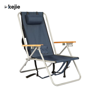 Kejie Portable Lightweight Backpack <b>Beach</b> Camping Folding Chair - Product Image 1