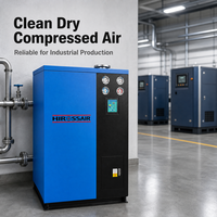 Sécheur d'air réfrigéré refroidi par eau, 55 m³/min, sécheur d'air comprimé industriel haute capacité pour compresseur à vis