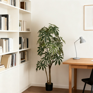 Árbol de Aralia Japonés Artificial de 150 cm, Planta Artificial en Maceta de Plástico Realista y Elegante para Interiores, Año Nuevo, Día de San Valentín - Product Image 3