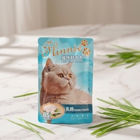 Friandises liquides pour chats : Purée de saumon, poulet et thon, 85g – Alimentation humide en gros pour animaux de compagnie