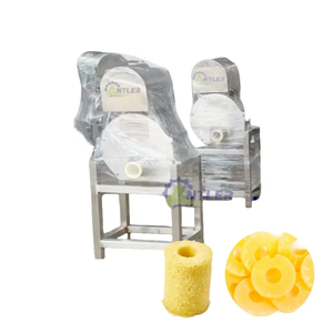 Otomatik ananas soyucu Corer dilimleme makinesi ananas parçaları kesme makinesi - Product Image 6