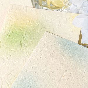 Mo Mo Light Special Paper, Série Couleurs Blush, Cahier à motifs imprimés en relief, style aquarelle, motif de teinture, sac de transport DIY - Product Image 4