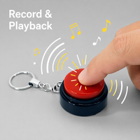 Mini porte-clés enregistreur vocal à expédition rapide en stock – Enregistreur vocal portable pour cadeau promotionnel