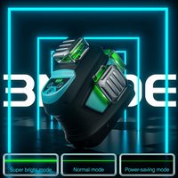 Huepar niveau Laser à lignes croisées commutables 3x360 DJ03CG avec étui de transport rigide