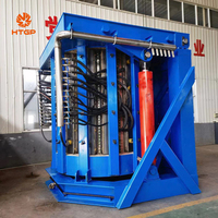 Horno de Inducción de 1T 800KW para Reciclaje de Cobre, Fabricante de Hornos Industriales, Máquina de Fundición de Metales, Horno Eléctrico de Hierro