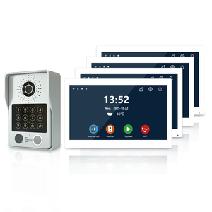 Sistema de Intercomunicação com Vídeo Anjielo Smart Tuya WiFi <span class=keywords><strong>4</strong></span>-Fios, Monitor 1V4, Resolução 1080P, Detecção de Movimento - Product Image 1