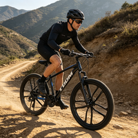 Vélo de montagne pour adultes avec cadre en aluminium de 26 pouces, 21 vitesses, unisexe, tout-terrain, vente en gros directe d'usine, personnalisation prise en charge