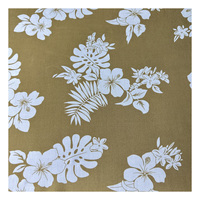 Tissu en rayonne pour vêtements, motif tropical polynésien imprimé numériquement, 100% viscose tissée, tissus polynésiens pour vêtements