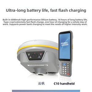 Yunfan הדרומי rtk סקר מכשיר <span class=keywords><strong>gps</strong></span> תחנת נייד עבור מדידות ומיפוי מקלט בדרום - Product Image 2