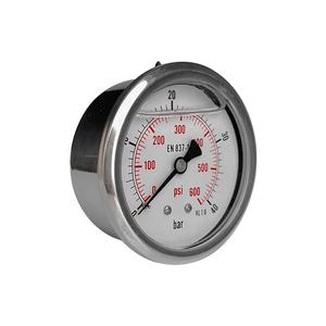 मीडिया मैनोमीटर वैक्यूम 60 पीएसआई मैनोमीटर दबाव नापने का यंत्र पीसीपी - Product Image 5
