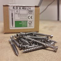 Vis de Construction pour le bois, pont en bois, en acier inoxydable, Type 17