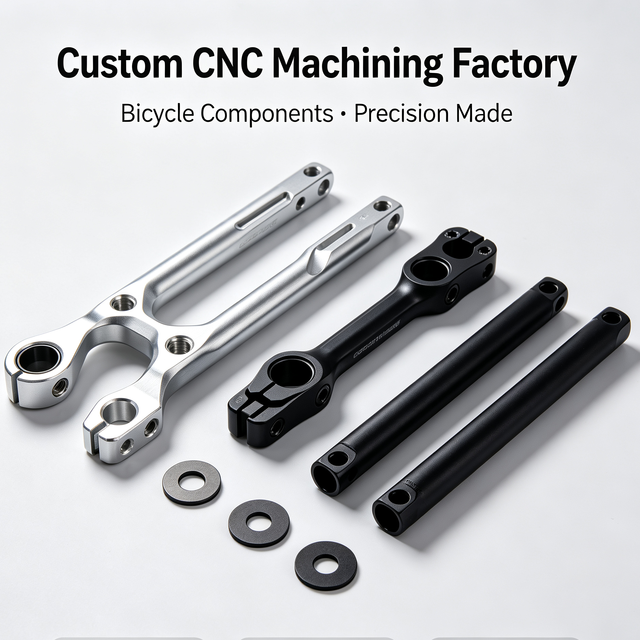Aluminum Stainless Steel CNC Machining Service Customized Metal Bike Parts Precision Rapid Prototyping for Machining Industrial