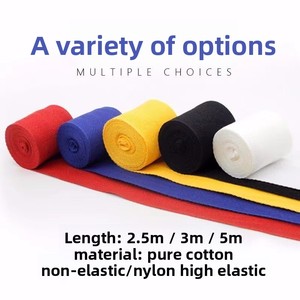 Bandages <span class=keywords><strong>de</strong></span> <span class=keywords><strong>boxe</strong></span> en coton élastique 3M unisexes pour la protection des mains en Muay Thai et Kickboxing, pour l'entraînement et le sparring - Product Image 2