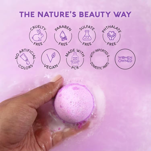 Luxe Fizzy Relax <span class=keywords><strong>Spa</strong></span> Bomb Lavande Camomille Sommeil Bombe De Bain pour Hydrater La Peau Sèche, Relaxant, Bain Moussant - Product Image 6
