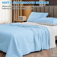 Couverture rafraîchissante moderne personnalisée pour toutes les saisons, douce, ultrasonique, légère, édredon pour les personnes qui ont chaud pendant leur sommeil, édredon frais, simple