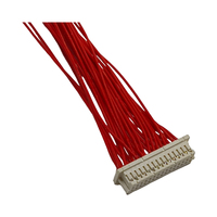 Conector de Bajo Perfil HRS DF20A de Doble Hilera con Paso de 1.0mm, Carcasa para Conexión Placa-Cable, UL10064 28AWG FEP 150C para Computadora y Motocicleta