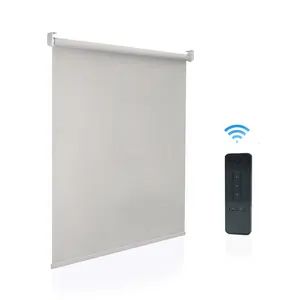 Popular Smart Flange Rolling Blinds And Outdoor Waterproof PVC Double Window Roller Blinds With Spare Parts