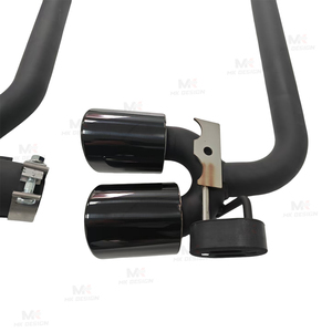 Diffusore Posteriore Nero Lucido Stile VTEN con Luce LED e Tubo di Scarico per <span class=keywords><strong>BMW</strong></span> X1 <span class=keywords><strong>U11</strong></span> 2024+ Splitter Paraurti Posteriore Ricambi Auto - Product Image 2